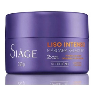 Liso Intenso Siàge Máscara  Seladora Capilar 250g. Eudora -