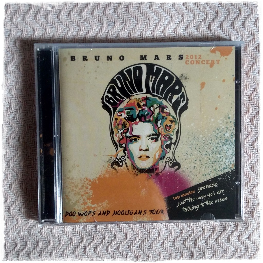 Cd bruno mars the doo wops hooligans tour shopee brasil