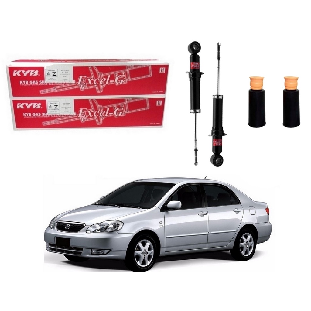 Kit amortecedor traseiro kayaba corolla 1.6 1.8 2003 a 2008 - Spare Parts and Accessories for Vehicles