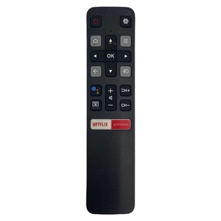 Controle Remoto para TV LED TCL Smart Android 4k com Netflix e Globo Play / RC802V / 50P8M / 55P8M / 65P8M - 9071