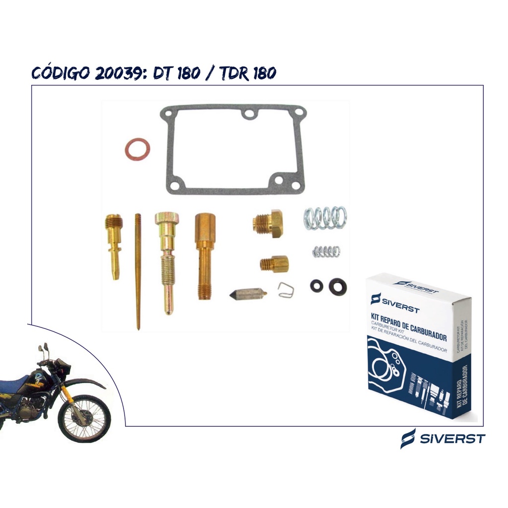 Reparo Do Carburador Dt 180 / Tdr 180 Siverst