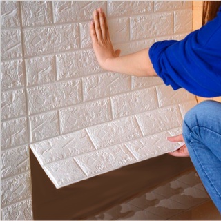 Papel de Parede Painel Adesivo 3d Alto Relevo de Espuma Macio