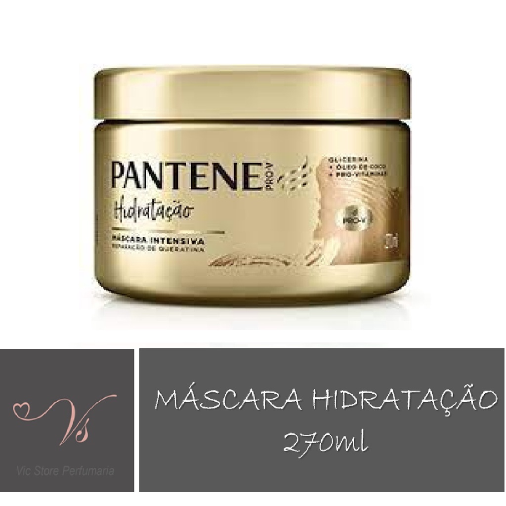 Máscara de Tratamento Pantene Hidratação - 270ml em Oferta na Shopee