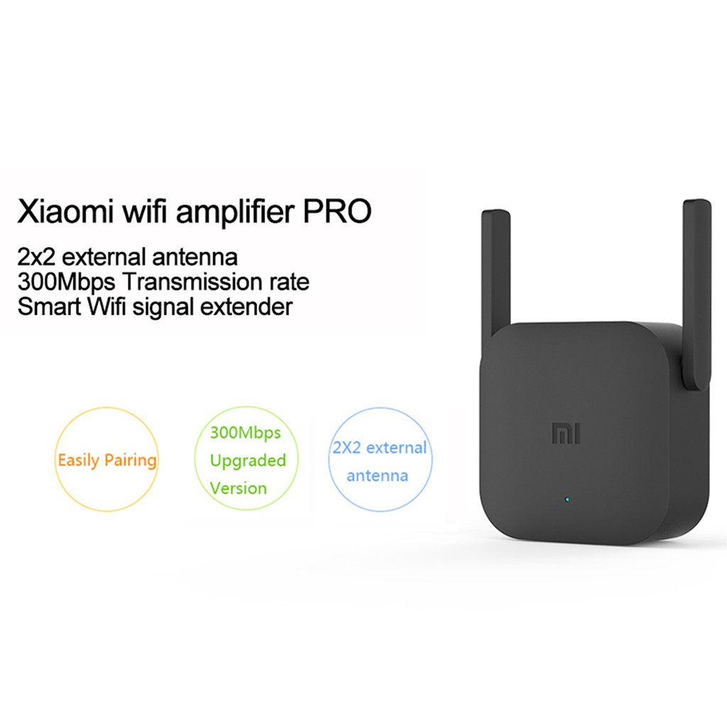 Xiaomi Pro 2.4G WIFI Repeater 300Mbps Signal Amplifier Wireless Router Extender