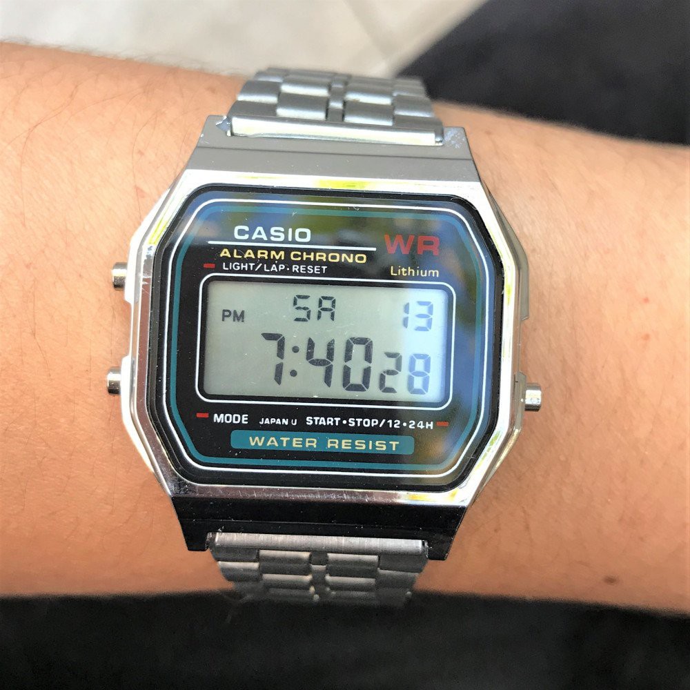 casio wr lithium gold