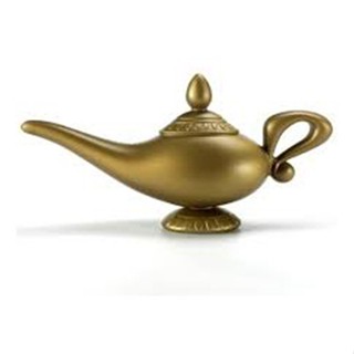 Lâmpada Magica Aladim Plástico Decorações Brinquedo Festa Genio Aladdim Magica em Oferta na Shopee