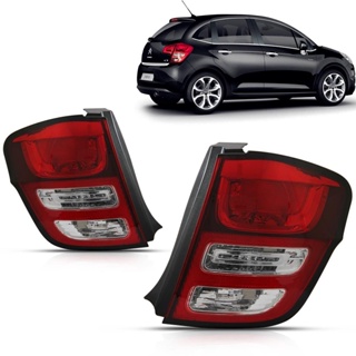 Lanterna Citroen C3 2013 2014 2015 2016 Bicolor Canto em Oferta na Shopee