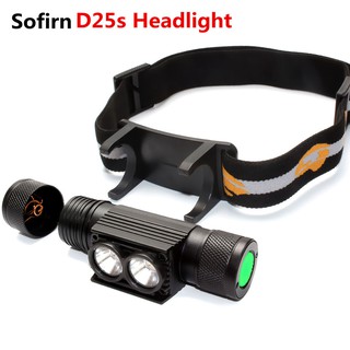 Sofirn D25S Super Brilhante 1200lm Luminus Sst40 Dupla Leds Farol Usb Recarregável Lâmpada Ao Ar Livre À Prova D 