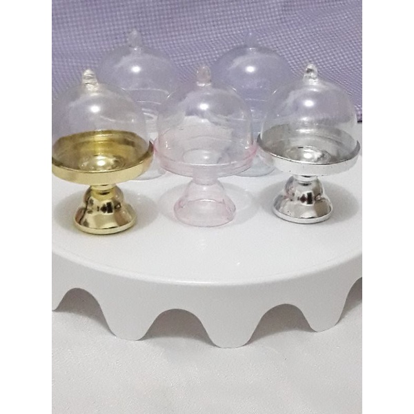 Mini cúpula para doces c/ 6 UNIDADES.