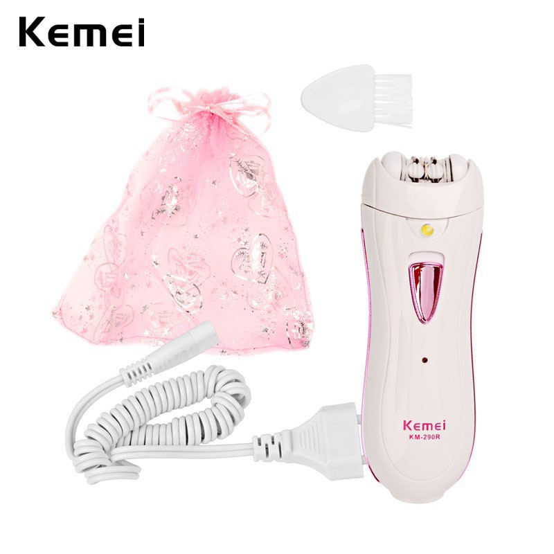 Kemei Depilador Elétrico De Barbear Lady Rosto Corporal Undearm Armpit Biquíni Para Mulheres - Beauty