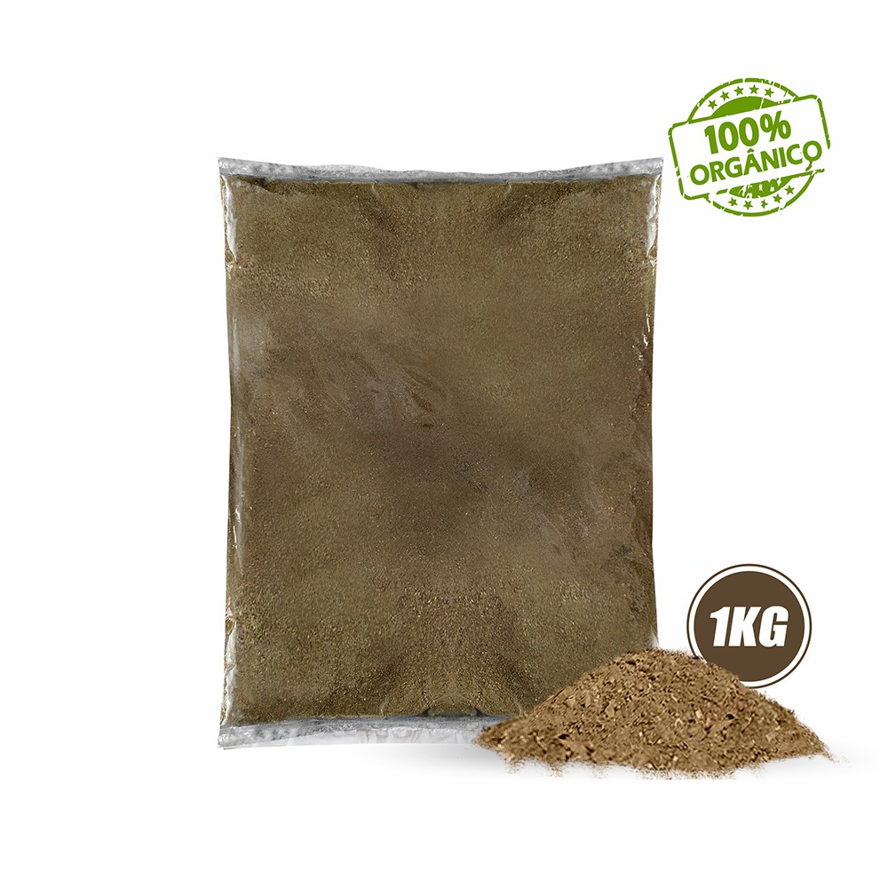 Farinha de Osso Orgânico Saco 1 Kg Ideal para Rosas do Deserto Flores Hortaliças