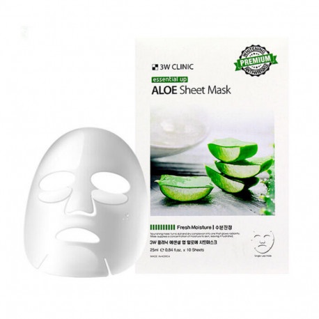 Detalhes do 3w clinic essential up sheet mask 25g 10 sheets
