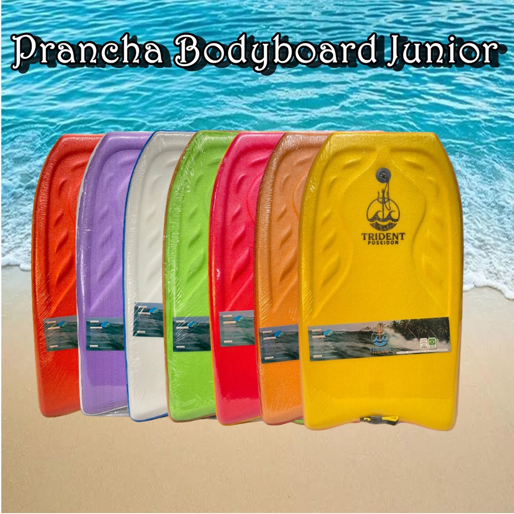 Prancha Surf BodyBoard Junior Com Leash Praia Piscina Escorrega o Preço