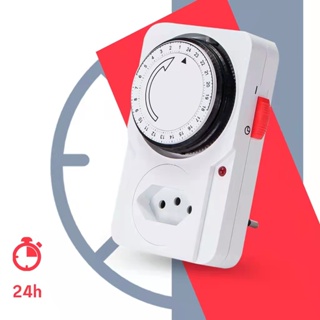 Temporizador Mecânico Timer Analógico Programável Liga Desliga 24h Bivolt 110/220v XT-YDS em Oferta na Shopee