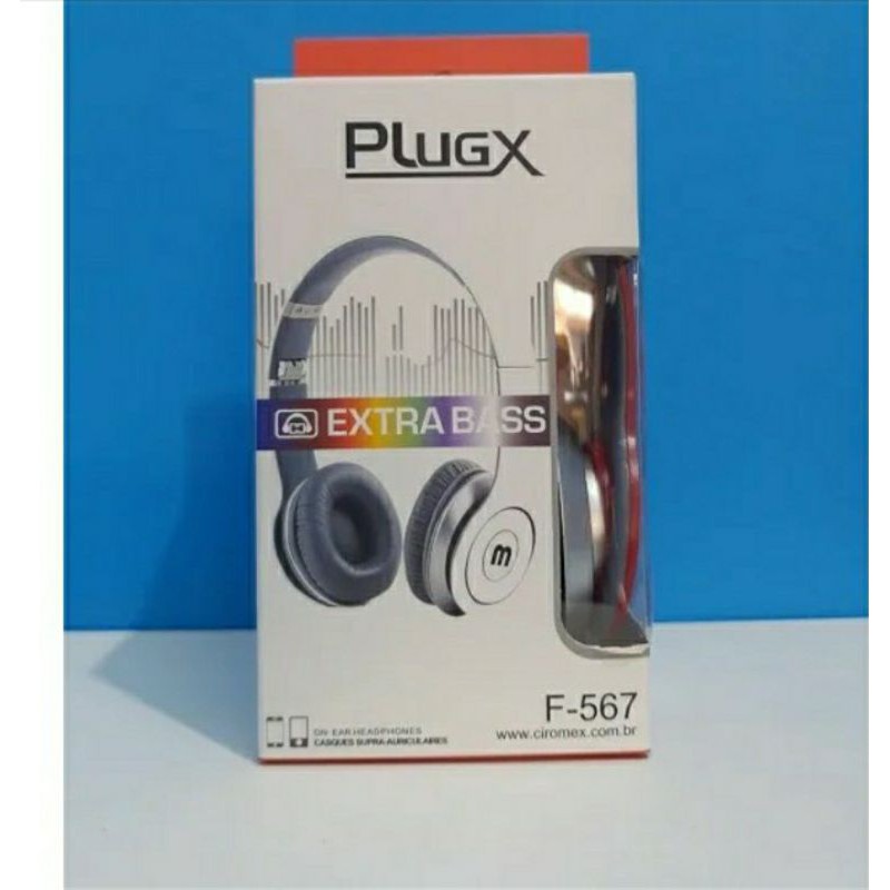 Fone De Ouvido Extra Bass F-567 Plugx