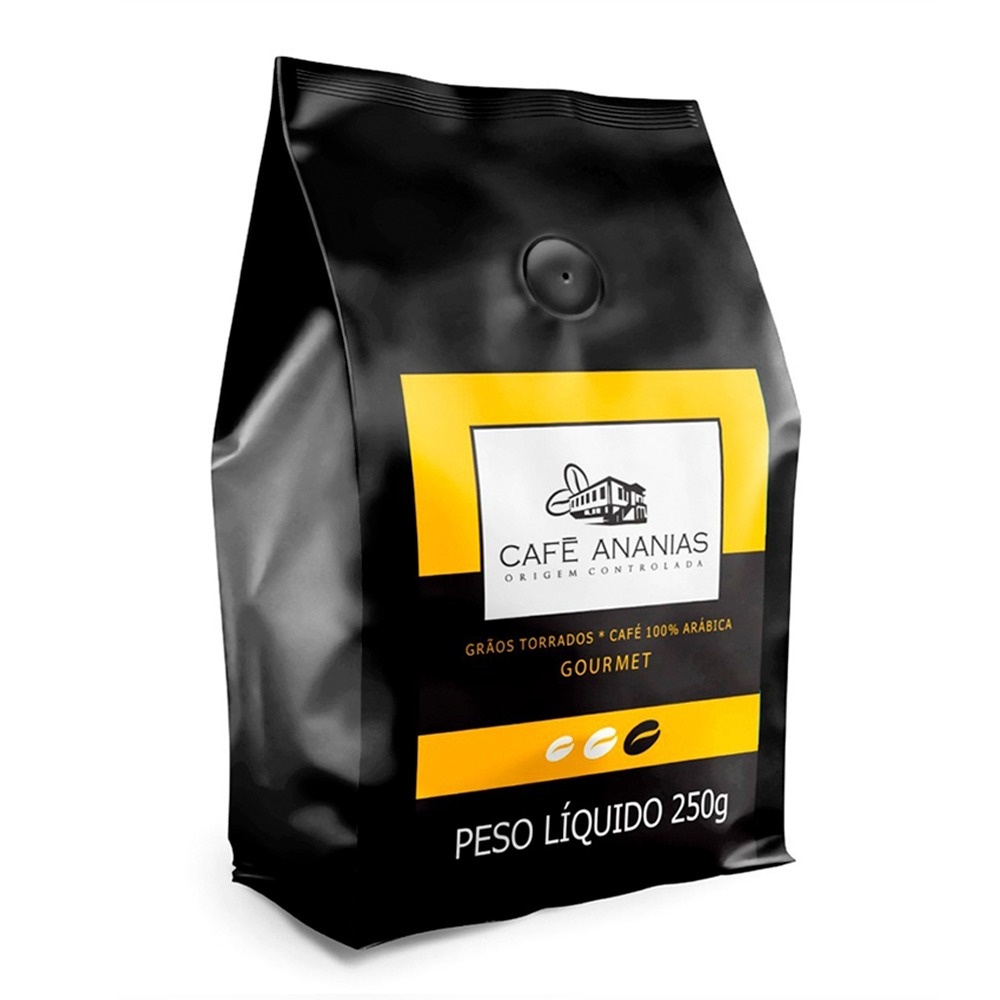 Café em grãos Ananias Gourmet 250g em Oferta na Shopee