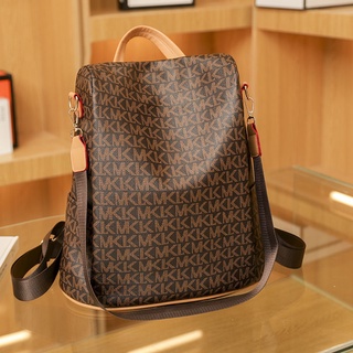 Design Europeu De Nicho Americano Mochila De Textura Em Couro Genuíno , 2024 Novo Estilo ins Influenciador Garota De Grande Capacidade Macio