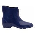 Bota Galocha Feminina Cano Curto Jardi Azul Marinho Borracha