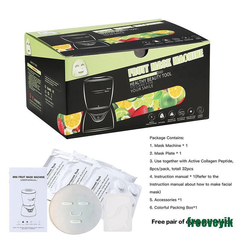 32pcs Mask Machine Collagen Capsule Diy Natural Fruit Vegetable Facial