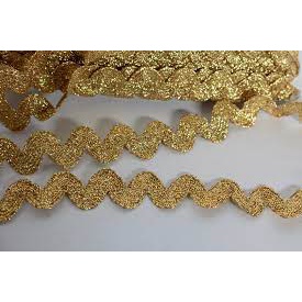 Sianinha Metalizada Dourada Peças Com 5 Metros Merita 5 Mm