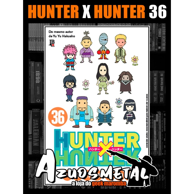 Hunter X Hunter Vol 36 Reimpressao Manga Jbc Shopee Brasil