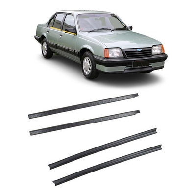 Kit Borrachas Do Vidro Pestanas Externas Monza 4 Portas em Oferta na Shopee
