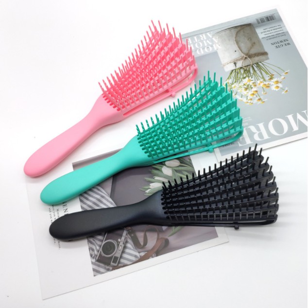 Pente De Cabelo Escova Polvo Massagem