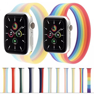 Pulseira ELÁSTICA Silicone 42mm 44mm para IWO / W26 / Apple Watch e Similares Tamanhos P M e G