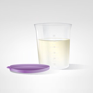 Copo Dosador Pote para Leite Materno 60ml com Tampa Alleite