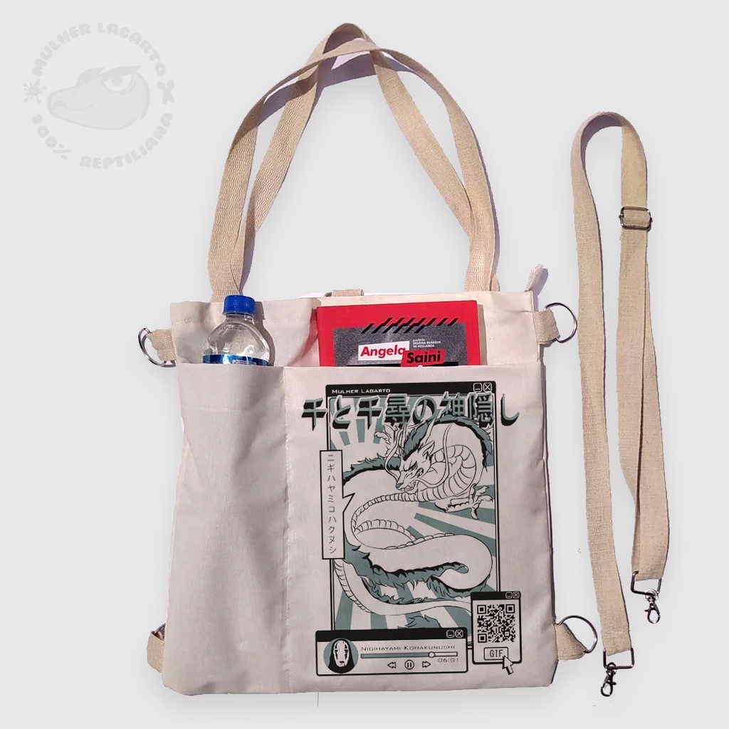 Ecobag / mochila Haku da Chihiro