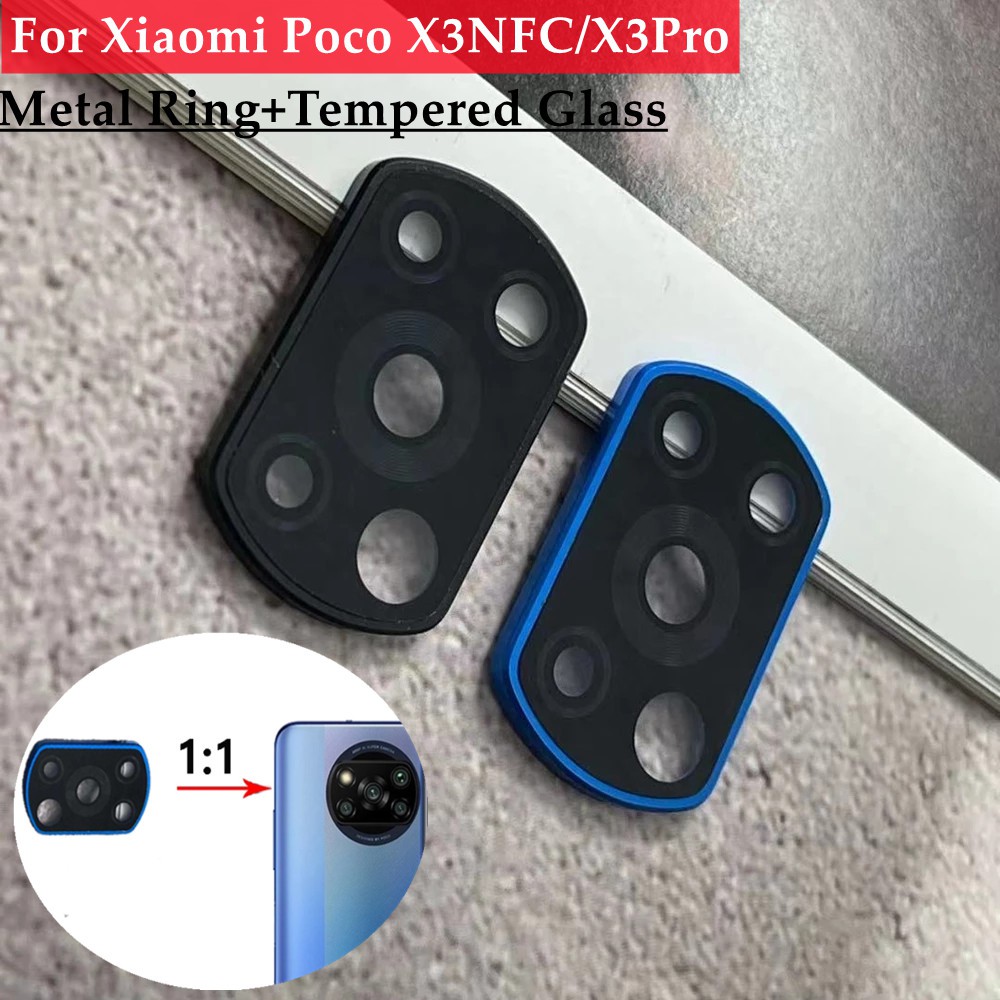 2 Em 1 Câmera De Metal Fram Para Xiaomi Poco X3 Nfc X3 Pro Capa ...