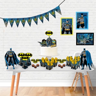 Kit Festa Kit Só Um Bolinho Super Herói Batman Mêsversário Aniversário em Oferta na Shopee