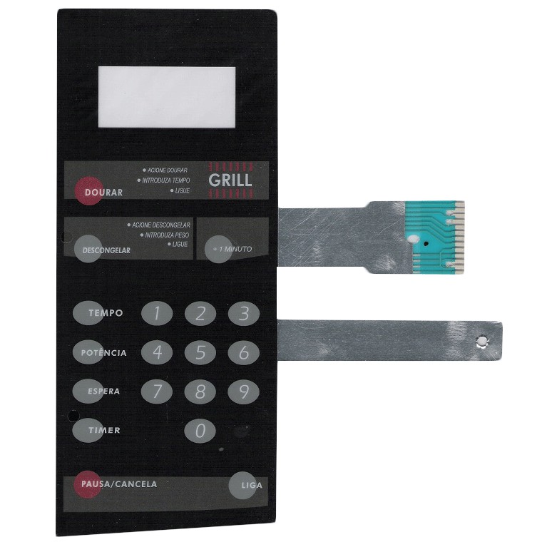 Membrana Micro-ondas Compatível Com Brastemp Bmp28 Bmp 28ejb Com Função Grill