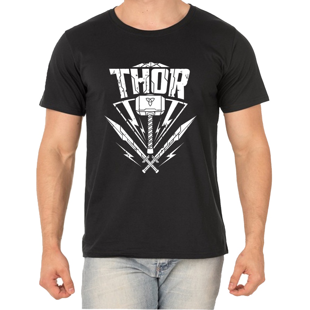 Camiseta Blusa Customizada Thor Filho De Odin Deus Do Trovão