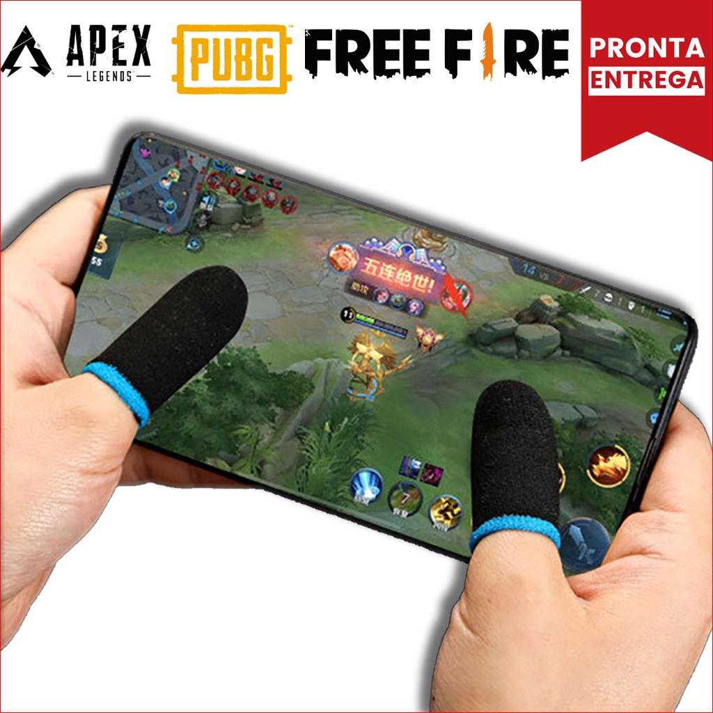 Kit com 50 Luvinha de Dedo Gamer Profissional Para Celular e Jogos Free ...