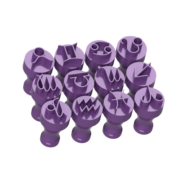 Carimbo para Brigadeiro e Doces - Sígnos - Kit com 12 unidades