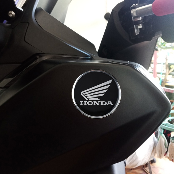 * Estoque Pronto * Adesivos Decalque Com Emblema De Motocicleta 3D Para Logotipo Honda Gold Wing