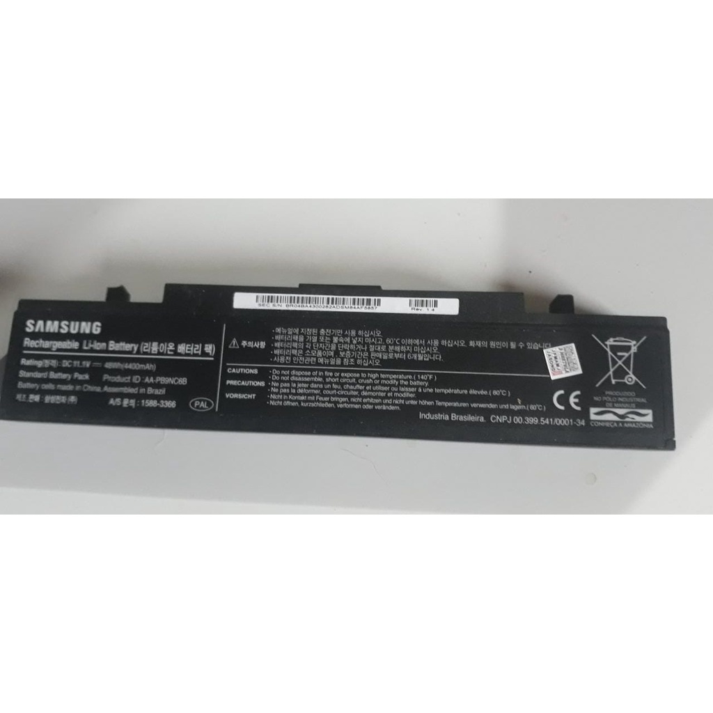 Bateria Notebook Samsung rv411 Aa-pb9nc6b Aa-pb9ns6b Aa-pl9nc6w