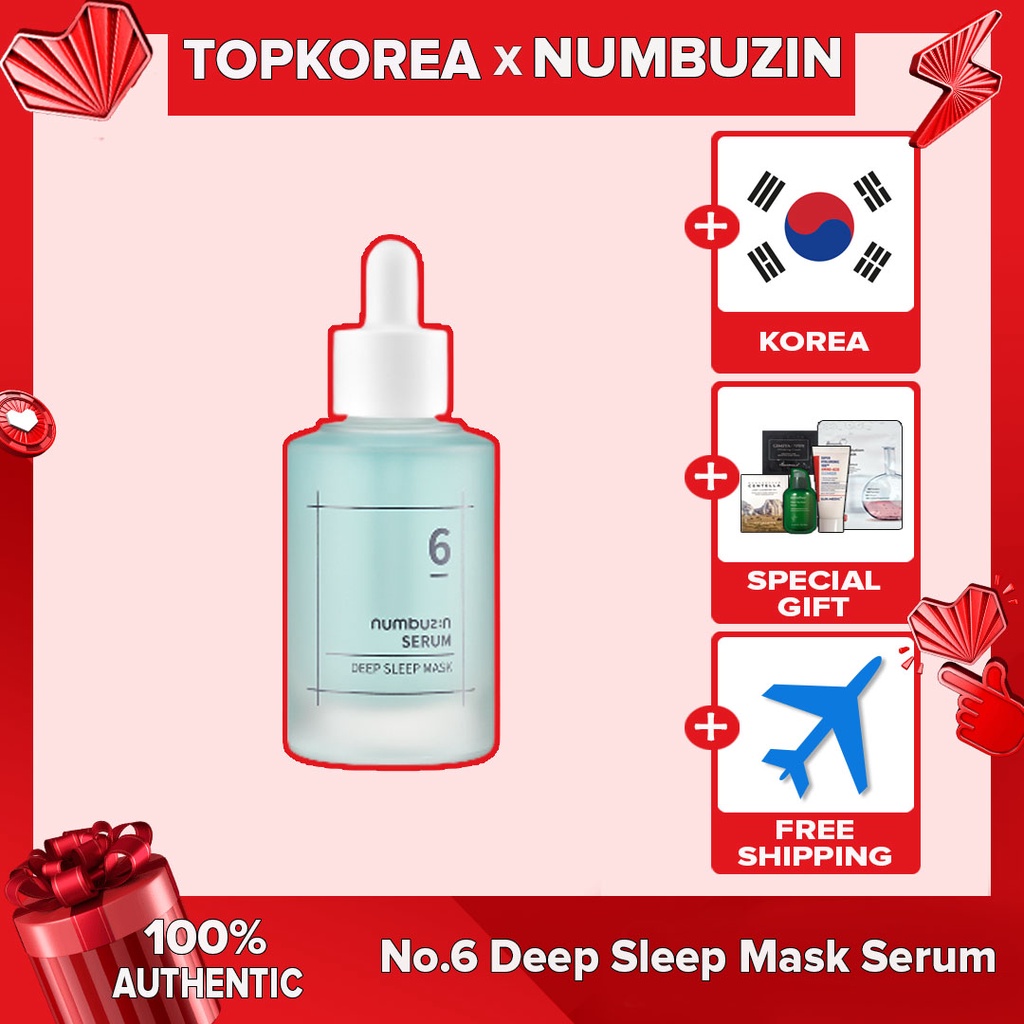 ★ Numbuzin No . 6 Deep Sleep Mask Serum 50ml/TOPKOREA/Envio Da Coreia