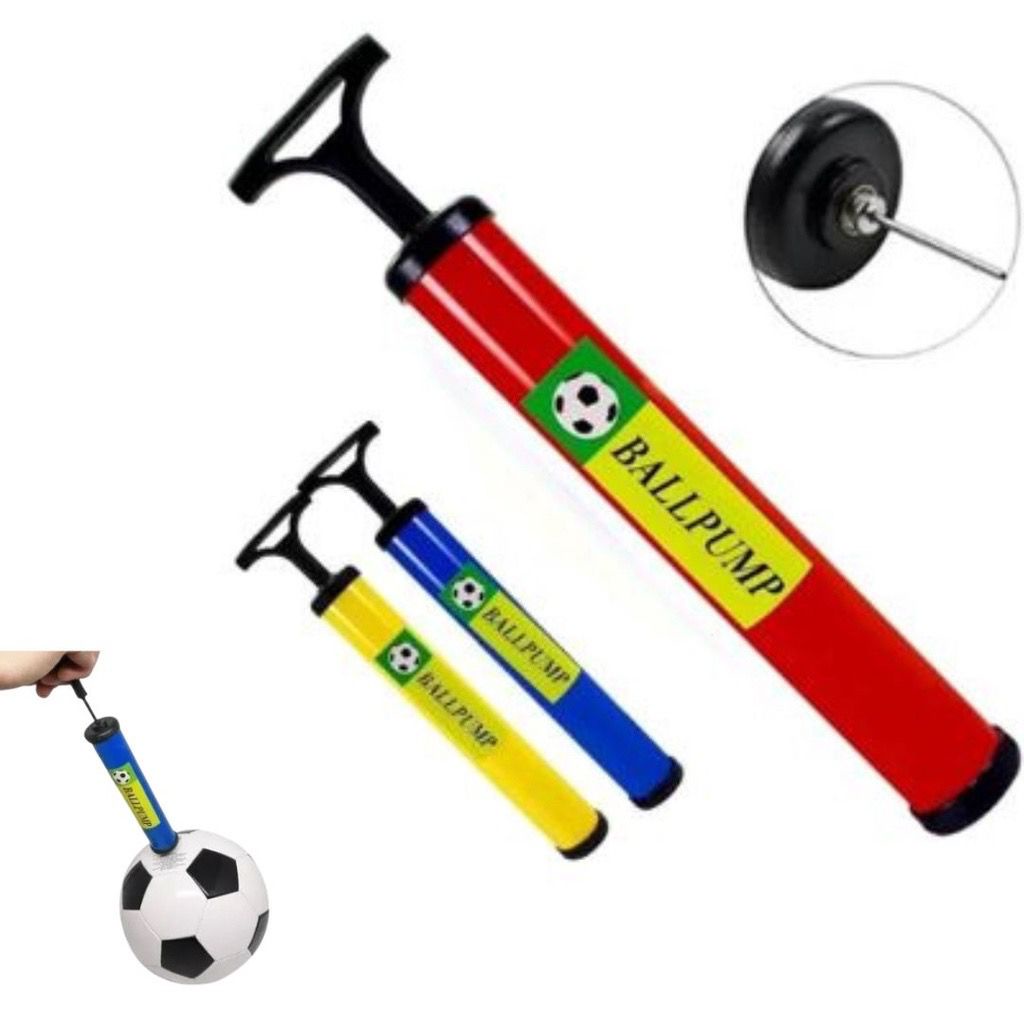 Bomba De Ar Manual Para Encher Bolas Manual Com Bico Futebol Futsal Futevôlei Basquete