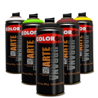 Spray Arte Urbana Colorgin - Escolha A Sua Cor! (cores De Algodão Até Papelão)