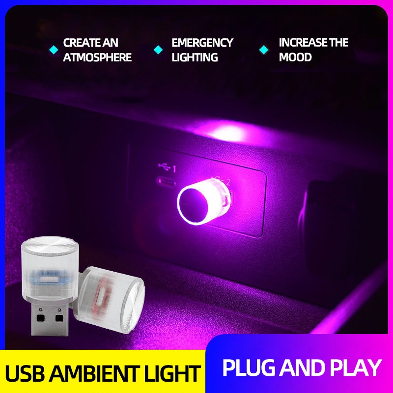 mini usb Lâmpada Decorativa Luzes Atmosfera De led Para Festa De Carro/Modelagem Ambiental/Portátil/Jogo/auto interior /