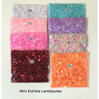 Lantejoula Mini ESTRELA 3mm (Escolha a partir de 20 Gramas) para Laços e Tiaras em Oferta na Shopee