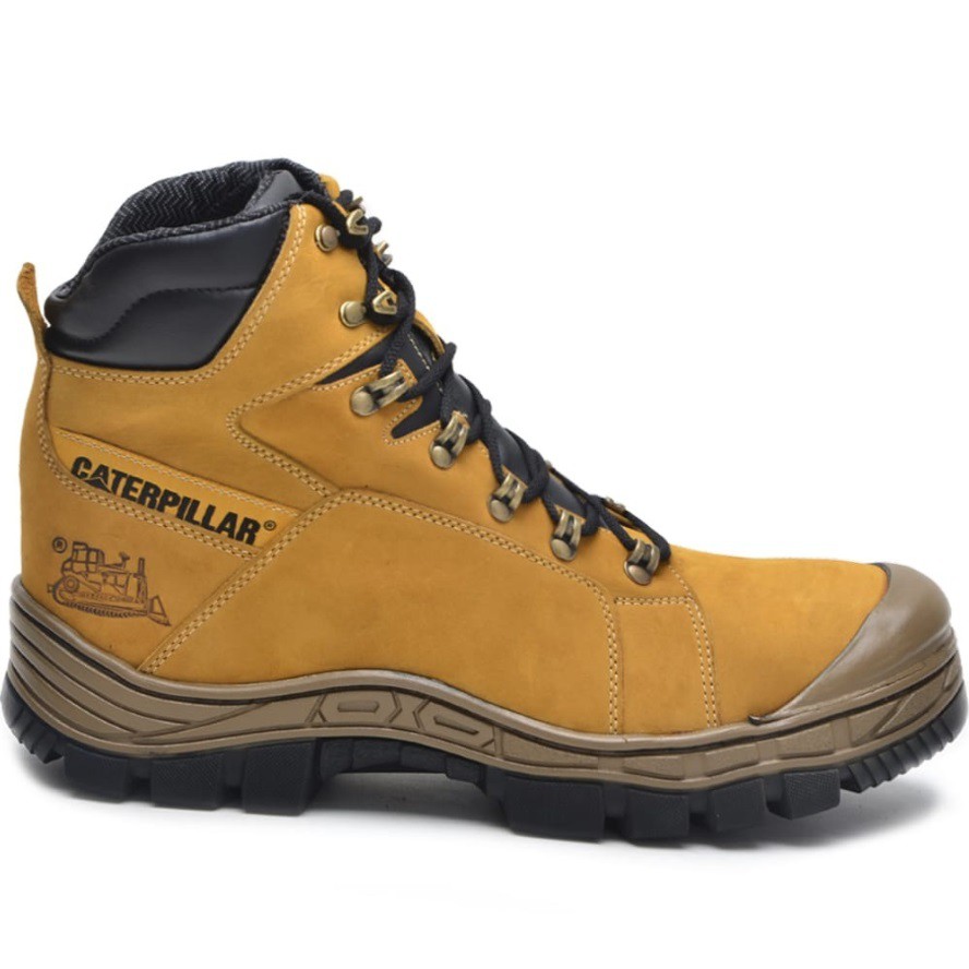 bota caterpillar bico de aço
