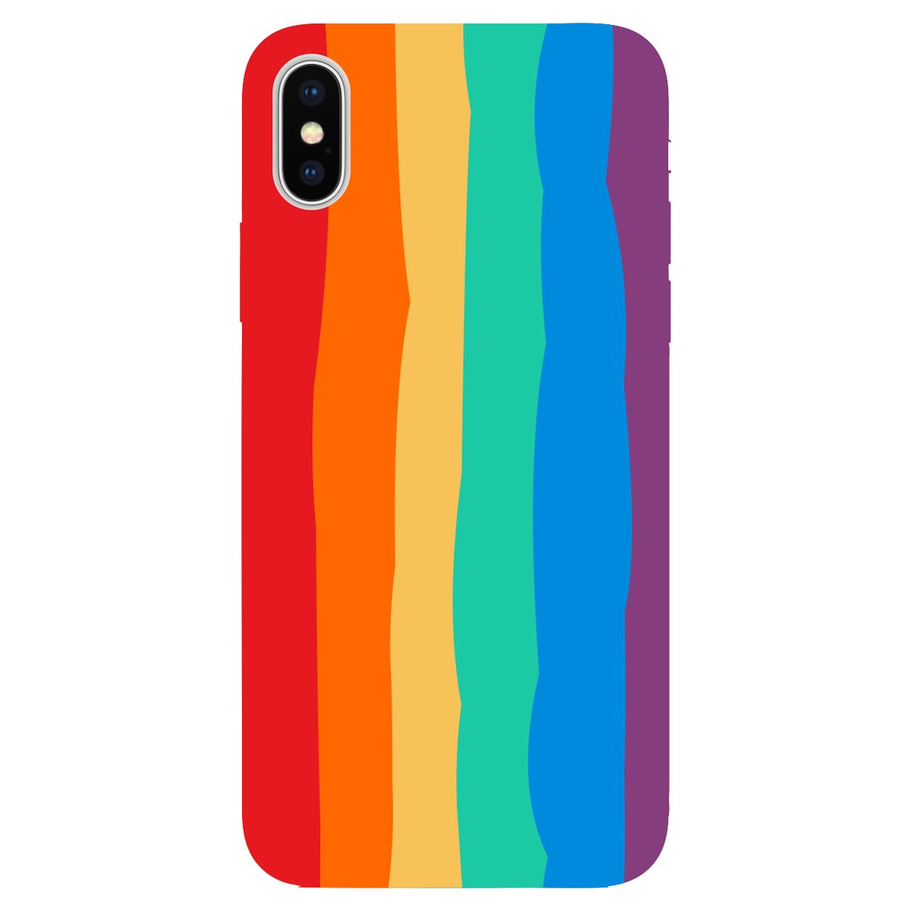 Capinha Anti Impacto Personalizada iPhone X / Xs  - Arco Íris Colorido LGBT