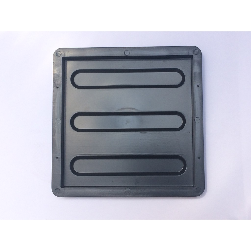 Kit de 20 Formas Piso Tatil Reta 20x20x1,5 Tijolo Lajota Fp090 - Brasfort