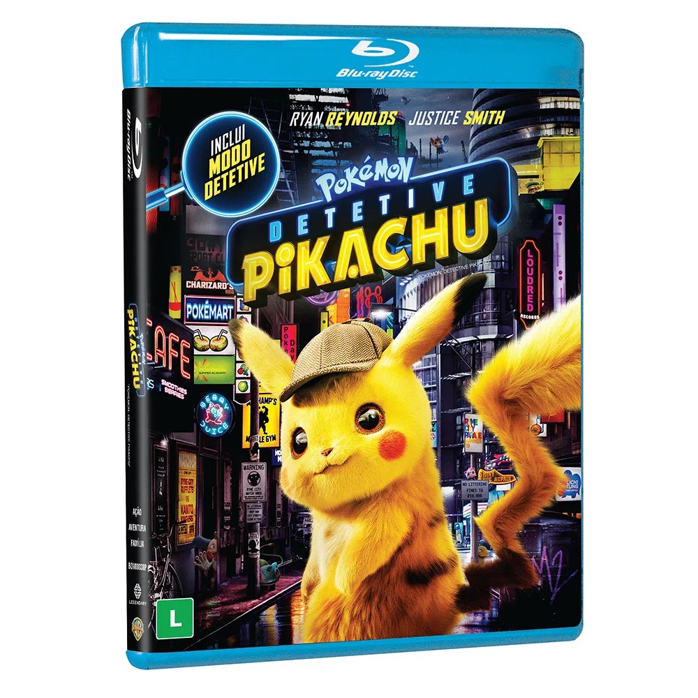 Blu ray pok mon detetive pikachu original e lacrado escorrega o pre o