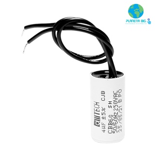 Capacitor 4uf 250vca Motores 2 Fios Permanente Novo em Oferta na Shopee