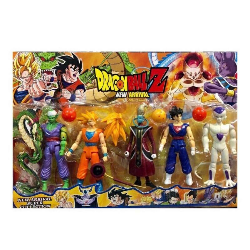 Kit Bonecos Dragon Ball Z Goku /vegita /gohan 14 Cm Articulados Pronta  Entrega