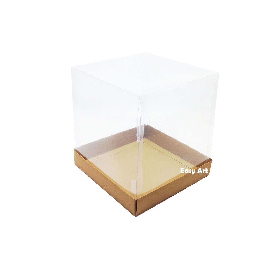 20 Caixinha para Mini Bolos 7,5x7,5x7,5 - Kraft